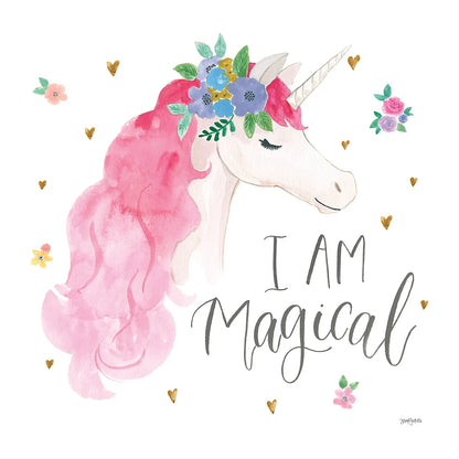 Magical Friends III I Am Magical by Jenaya Jackson. SKU 48863a. Archival Giclee Fine art print for wall decor.