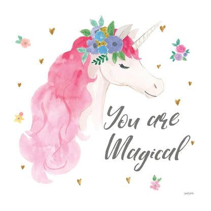 Magical Friends III You are Magical by Jenaya Jackson. SKU 52146a. Archival Giclee Fine art print for wall decor.