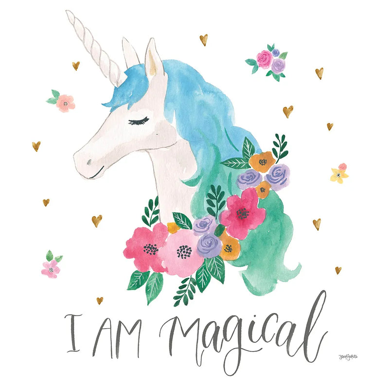 Magical Friends IV by Jenaya Jackson. SKU 48057a. Archival Giclee Fine art print for wall decor.