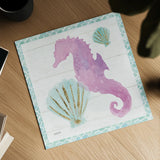 Mermaid Friends VI by Jenaya Jackson. Shown as a detailed flat fine art print, highlighting archival giclee quality. Available as an archival giclee rolled canvas, fine art paper, or poster print. SKU 41492a.
