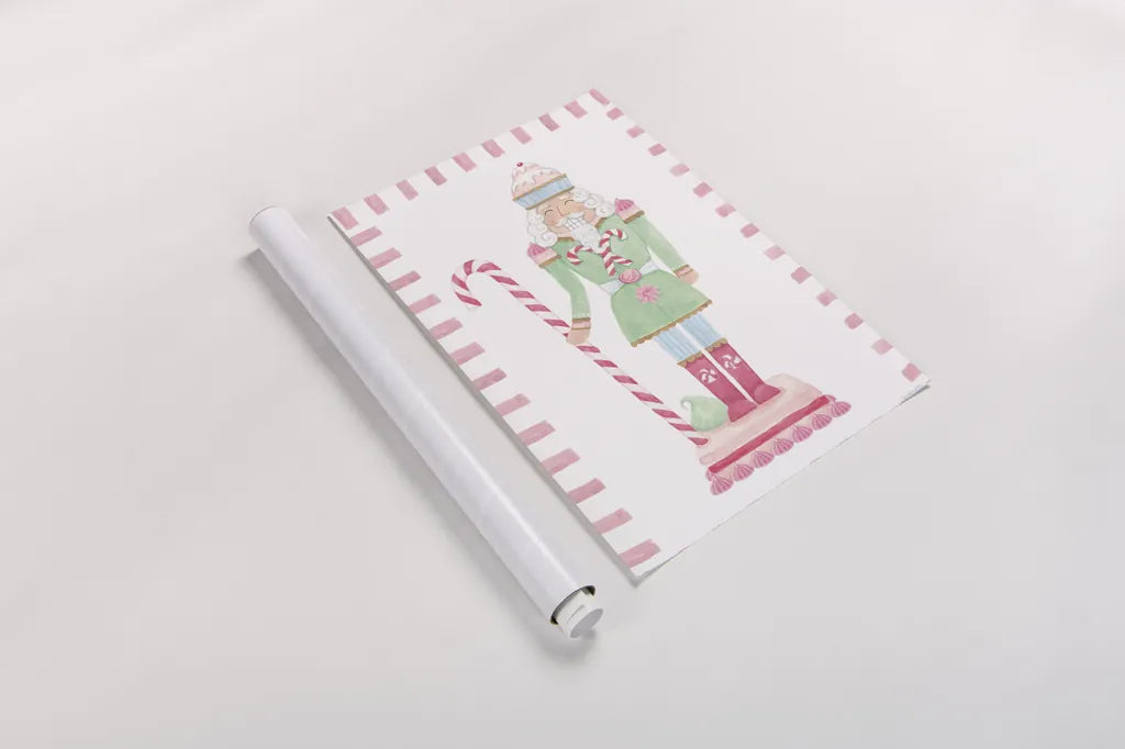 Nutcracker Bakery I Border by Jenaya Jackson. shown as a rolled paper print. Available as archival giclee rolled canvas, fine art paper, or poster print. SKU 100722h.