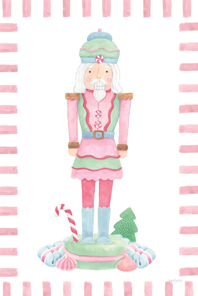 Nutcracker Bakery II Border by Jenaya Jackson. SKU 100723h. Archival Giclee Fine art print for wall decor.