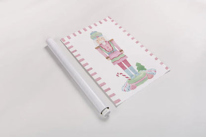 Nutcracker Bakery II Border by Jenaya Jackson. shown as a rolled paper print. Available as archival giclee rolled canvas, fine art paper, or poster print. SKU 100723h.