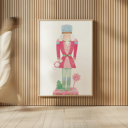 Nutcracker Bakery III by Jenaya Jackson. shown as over sized large wall art. Available as an archival giclee rolled canvas, fine art paper, or poster print. SKU 99966h.