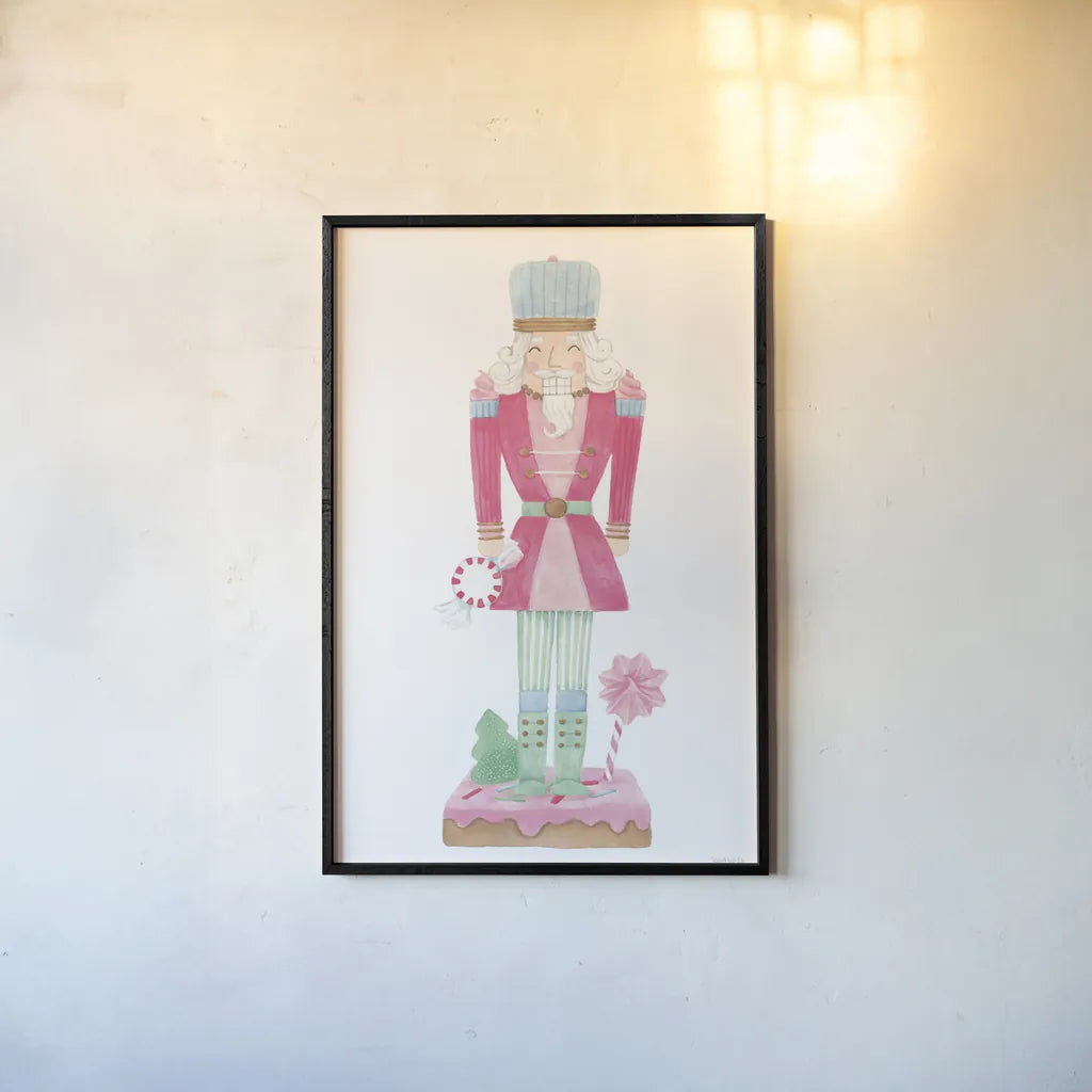 Nutcracker Bakery III by Jenaya Jackson. shown as a paper print in a black flame. Available as a archival giclee rolled canvas, fine art paper, or poster print. SKU 99966h.