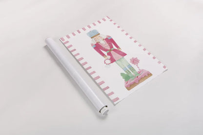 Nutcracker Bakery III Border by Jenaya Jackson. shown as a rolled paper print. Available as archival giclee rolled canvas, fine art paper, or poster print. SKU 100724h.