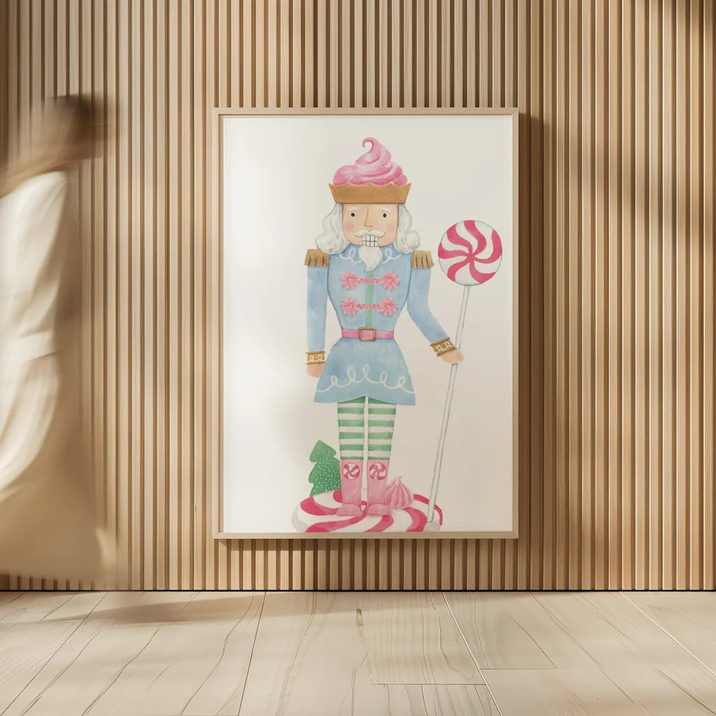 Nutcracker Bakery IV by Jenaya Jackson. shown as over sized large wall art. Available as an archival giclee rolled canvas, fine art paper, or poster print. SKU 99967h.
