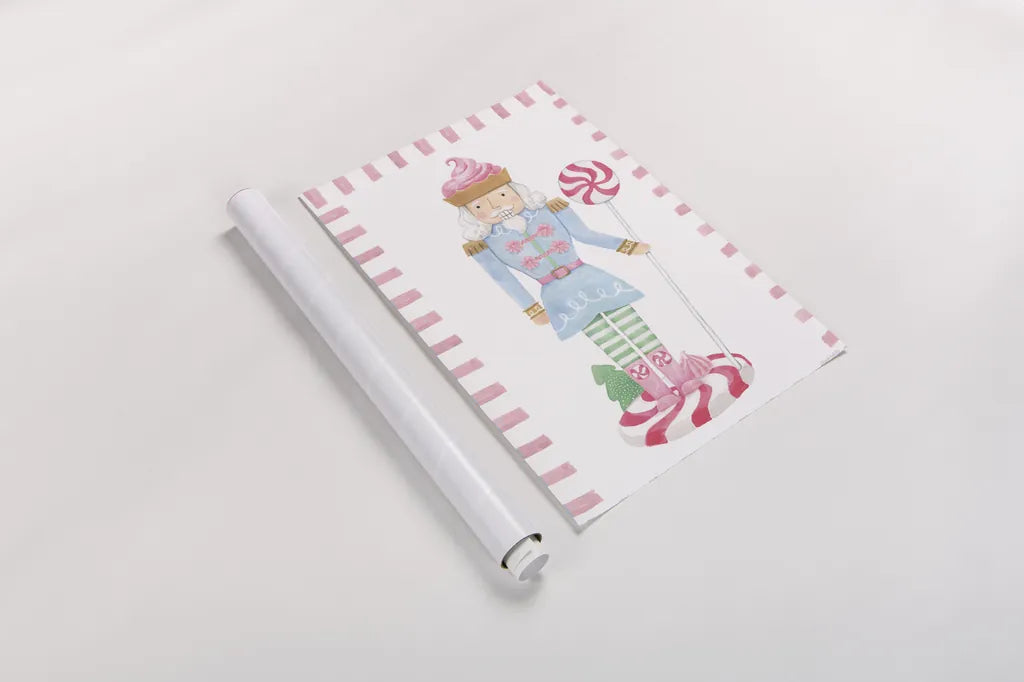 Nutcracker Bakery IV Border by Jenaya Jackson. shown as a rolled paper print. Available as archival giclee rolled canvas, fine art paper, or poster print. SKU 100725h.