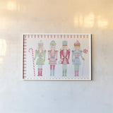 Nutcracker Bakery V Border by Jenaya Jackson. shown as a paper print in a white frame. Available as a archival giclee rolled canvas, fine art paper, or poster print. SKU 100726i.