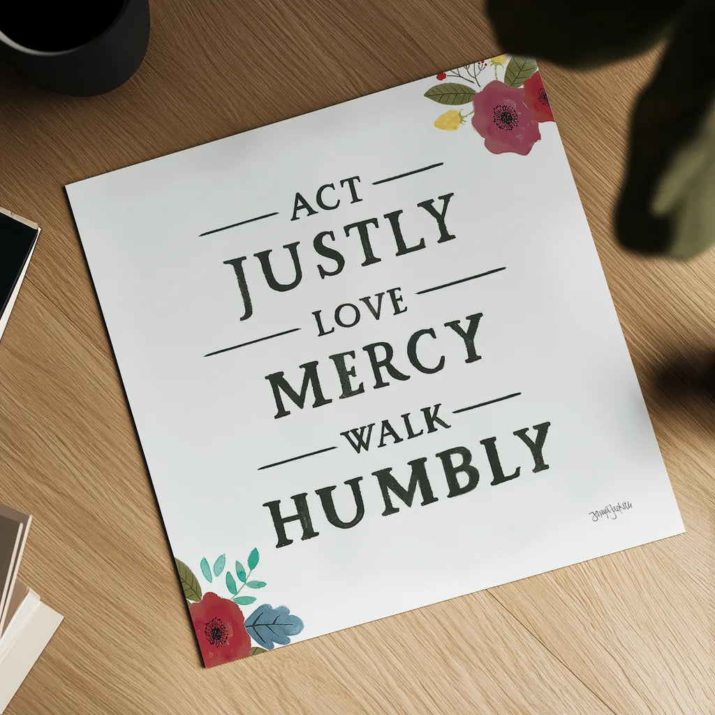 Scripture for Life I by Jenaya Jackson. Shown as a detailed flat fine art print, highlighting archival giclee quality. Available as an archival giclee rolled canvas, fine art paper, or poster print. SKU 37240a.