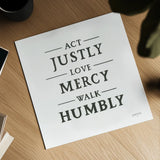 Scripture for Life I No Flowers by Jenaya Jackson. Shown as a detailed flat fine art print, highlighting archival giclee quality. Available as an archival giclee rolled canvas, fine art paper, or poster print. SKU 67048a.
