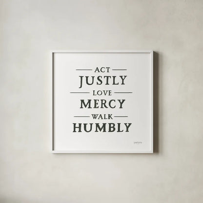 Scripture for Life I No Flowers by Jenaya Jackson. Shown in a crisp white glass frame for a clean and minimalist style. Available as an archival giclee rolled canvas, fine art paper, or poster print. SKU 67048a.