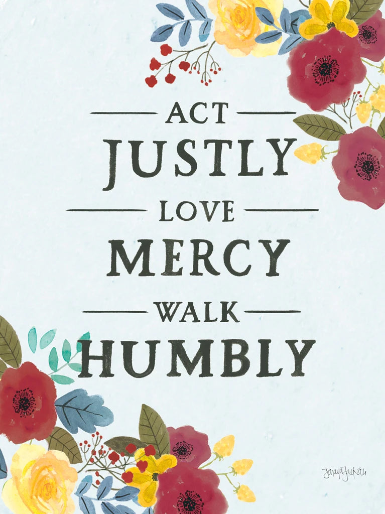 Scripture for Life I Watercolor by Jenaya Jackson