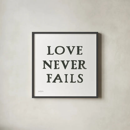 Scripture for Life II No Flowers by Jenaya Jackson. Shown in a sleek black glass frame for a contemporary gallery look. Available as an archival giclee rolled canvas, fine art paper, or poster print. SKU 67049a.