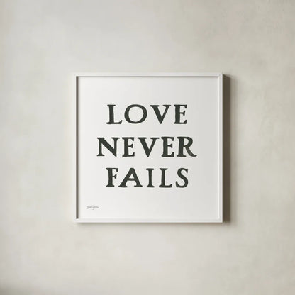 Scripture for Life II No Flowers by Jenaya Jackson. Shown in a crisp white glass frame for a clean and minimalist style. Available as an archival giclee rolled canvas, fine art paper, or poster print. SKU 67049a.