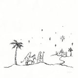 Simple Nativity I by Jenaya Jackson. SKU 102000a. Archival Giclee Fine art print for wall decor.