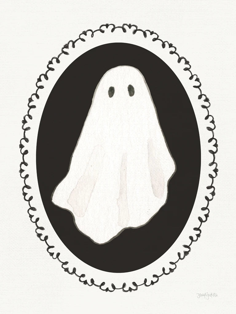 Spooky Season Ghost Frame II by Jenaya Jackson