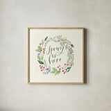 Spring Is Here I by Jenaya Jackson. Shown in a natural wood glass frame for a timeless modern aesthetic. Available as an archival giclee rolled canvas, fine art paper, or poster print. SKU 76862a.