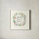 Spring Is Here I by Jenaya Jackson. Shown in a crisp white glass frame for a clean and minimalist style. Available as an archival giclee rolled canvas, fine art paper, or poster print. SKU 76862a.