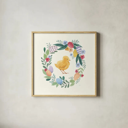 Spring Is Here II by Jenaya Jackson. Shown in a natural wood glass frame for a timeless modern aesthetic. Available as an archival giclee rolled canvas, fine art paper, or poster print. SKU 76863a.