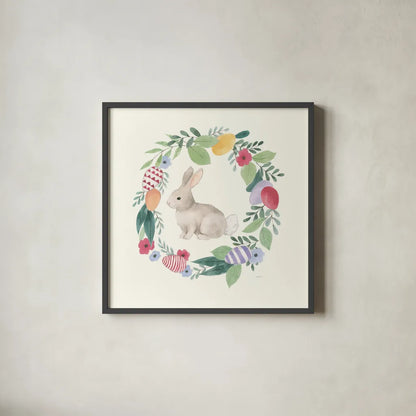Spring Is Here IV by Jenaya Jackson. Shown in a sleek black glass frame for a contemporary gallery look. Available as an archival giclee rolled canvas, fine art paper, or poster print. SKU 76865a.