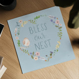 Spring Sentiments VII by Jenaya Jackson. Shown as a detailed flat fine art print, highlighting archival giclee quality. Available as an archival giclee rolled canvas, fine art paper, or poster print. SKU 44438a.