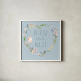 Spring Sentiments VII by Jenaya Jackson. Shown in a crisp white glass frame for a clean and minimalist style. Available as an archival giclee rolled canvas, fine art paper, or poster print. SKU 44438a.