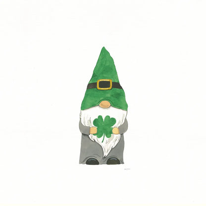 St Patricks Day Gnomes II by Jenaya Jackson. SKU 71272a. Archival Giclee Fine art print for wall decor.
