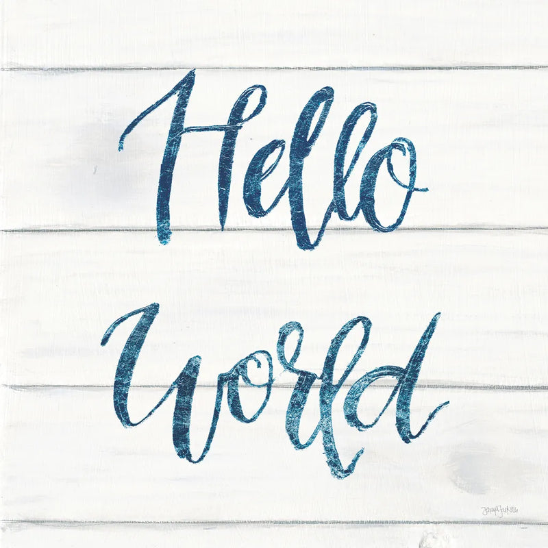 Sweet Baby Boy I White Wood Sq by Jenaya Jackson. SKU 38435a. Archival Giclee Fine art print for wall decor.