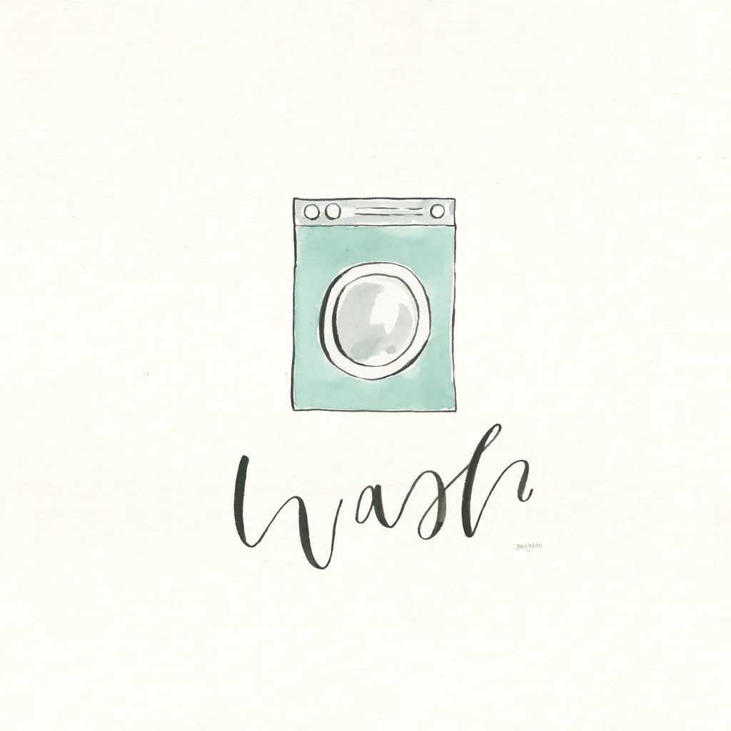 Wash Dry Fold Repeat I by Jenaya Jackson. SKU 74980a. Archival Giclee Fine art print for wall decor.