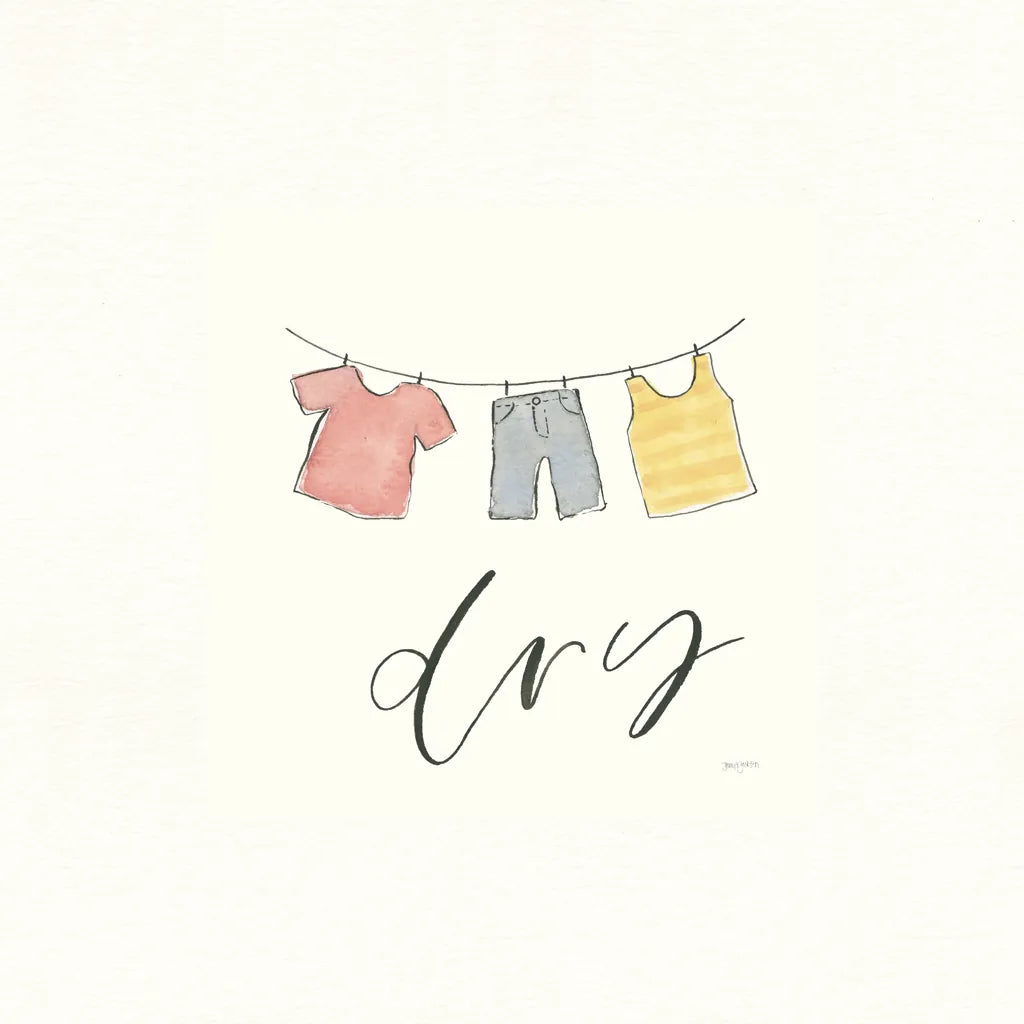 Wash Dry Fold Repeat II by Jenaya Jackson. SKU 74981a. Archival Giclee Fine art print for wall decor.