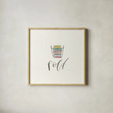 Wash Dry Fold Repeat III by Jenaya Jackson. Shown in a natural wood glass frame for a timeless modern aesthetic. Available as an archival giclee rolled canvas, fine art paper, or poster print. SKU 74982a.
