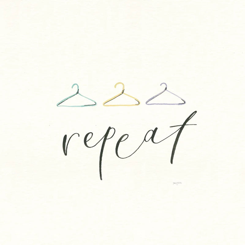 Wash Dry Fold Repeat IV by Jenaya Jackson. SKU 74983a. Archival Giclee Fine art print for wall decor.
