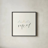 Wash Dry Fold Repeat IV by Jenaya Jackson. Shown in a sleek black glass frame for a contemporary gallery look. Available as an archival giclee rolled canvas, fine art paper, or poster print. SKU 74983a.