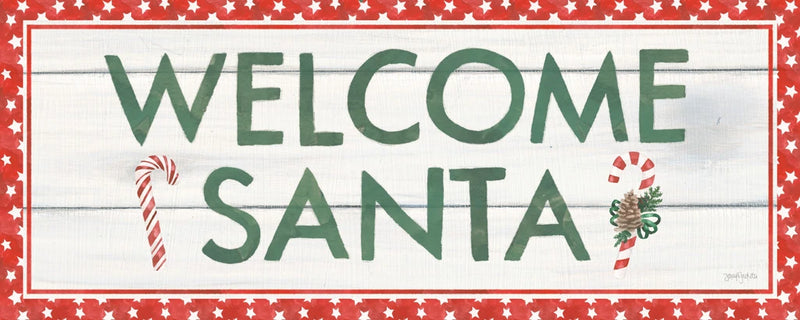 Welcome Christmas Sign II by Jenaya Jackson