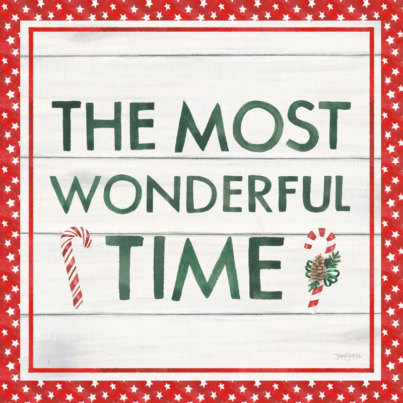 Welcome Christmas Sign IV by Jenaya Jackson. SKU 36574a. Archival Giclee Fine art print for wall decor.
