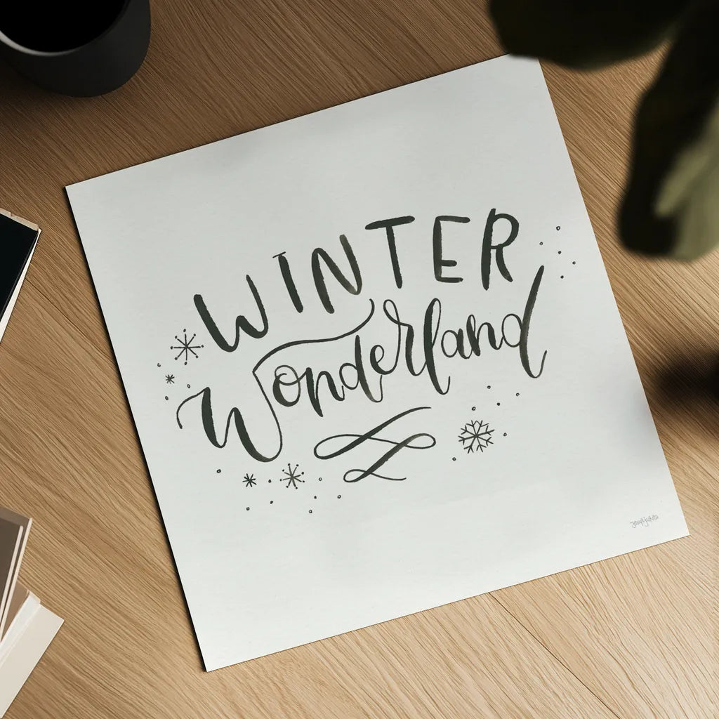 Winter Scene V by Jenaya Jackson. Shown as a detailed flat fine art print, highlighting archival giclee quality. Available as an archival giclee rolled canvas, fine art paper, or poster print. SKU 62106a.