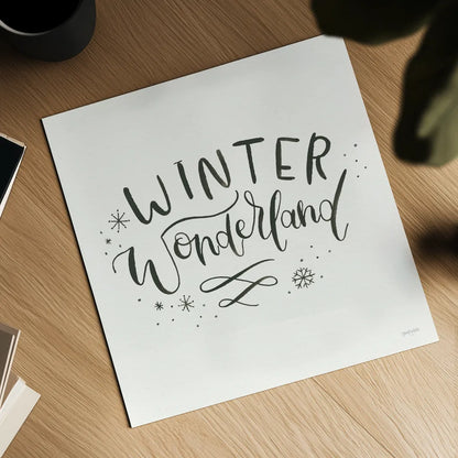 Winter Scene V by Jenaya Jackson. Shown as a detailed flat fine art print, highlighting archival giclee quality. Available as an archival giclee rolled canvas, fine art paper, or poster print. SKU 62106a.