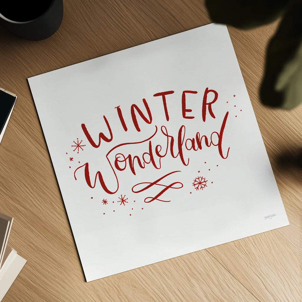 Winter Scene V by Jenaya Jackson. Shown as a detailed flat fine art print, highlighting archival giclee quality. Available as an archival giclee rolled canvas, fine art paper, or poster print. SKU 64774a.