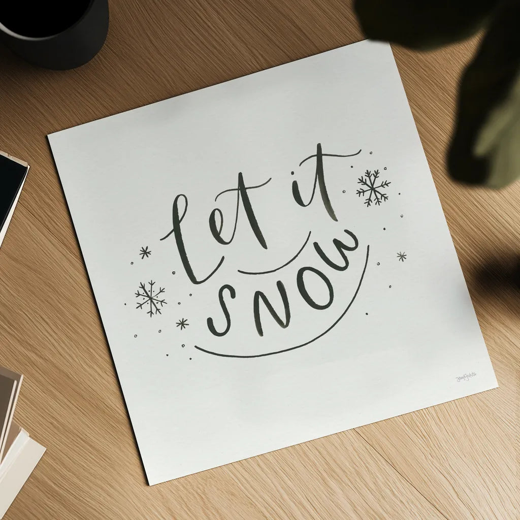 Winter Scene VI by Jenaya Jackson. Shown as a detailed flat fine art print, highlighting archival giclee quality. Available as an archival giclee rolled canvas, fine art paper, or poster print. SKU 62107a.