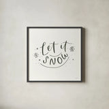 Winter Scene VI by Jenaya Jackson. Shown in a sleek black glass frame for a contemporary gallery look. Available as an archival giclee rolled canvas, fine art paper, or poster print. SKU 62107a.
