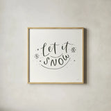 Winter Scene VI by Jenaya Jackson. Shown in a natural wood glass frame for a timeless modern aesthetic. Available as an archival giclee rolled canvas, fine art paper, or poster print. SKU 62107a.