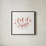 Winter Scene VI by Jenaya Jackson. Shown in a sleek black glass frame for a contemporary gallery look. Available as an archival giclee rolled canvas, fine art paper, or poster print. SKU 64775a.