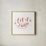 Winter Scene VI by Jenaya Jackson. Shown in a natural wood glass frame for a timeless modern aesthetic. Available as an archival giclee rolled canvas, fine art paper, or poster print. SKU 64775a.