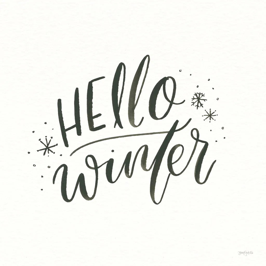 Winter Scene VII by Jenaya Jackson. SKU 62108a. Archival Giclee Fine art print for wall decor.