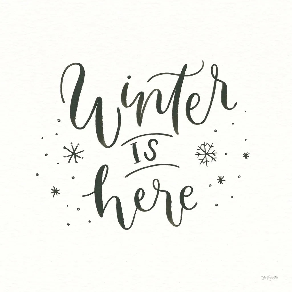 Winter Scene VIII by Jenaya Jackson. SKU 62109a. Archival Giclee Fine art print for wall decor.