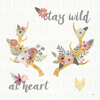 Boho Beauty II Pastel by Jess Aiken. SKU 49908a. Archival Giclee Fine art print for wall decor.