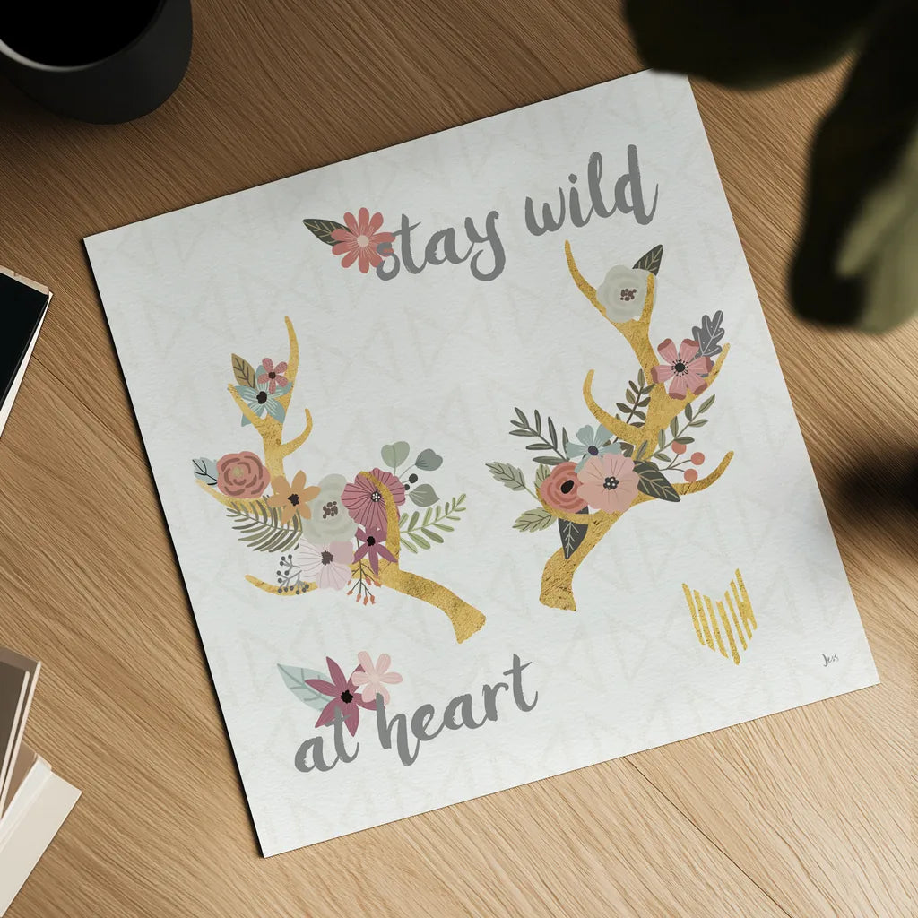 Boho Beauty II Pastel by Jess Aiken. Shown as a detailed flat fine art print, highlighting archival giclee quality. Available as an archival giclee rolled canvas, fine art paper, or poster print. SKU 49908a.