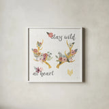 Boho Beauty II Pastel by Jess Aiken. Shown in a crisp white glass frame for a clean and minimalist style. Available as an archival giclee rolled canvas, fine art paper, or poster print. SKU 49908a.