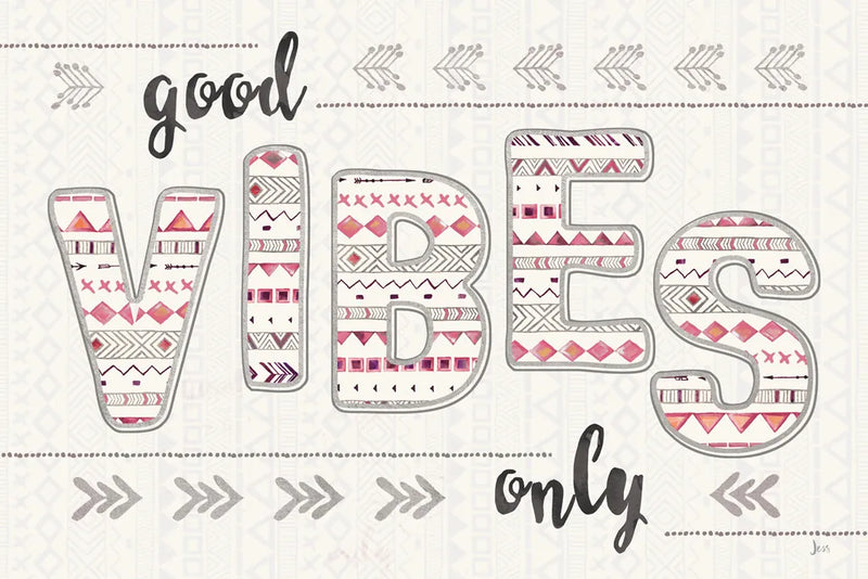 Boho Quotes III Pink Gray by Jess Aiken. SKU 67018i. Archival Giclee Fine art print for wall decor.
